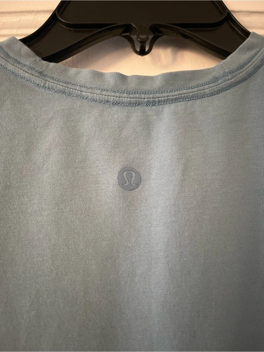 lululemon athletica Short Sleeve Crew Tee in Dusty Blue